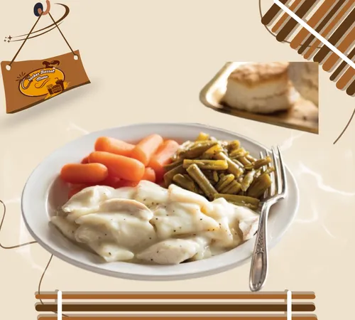 Comfort food classic — chicken and dumplins prepares fresh


