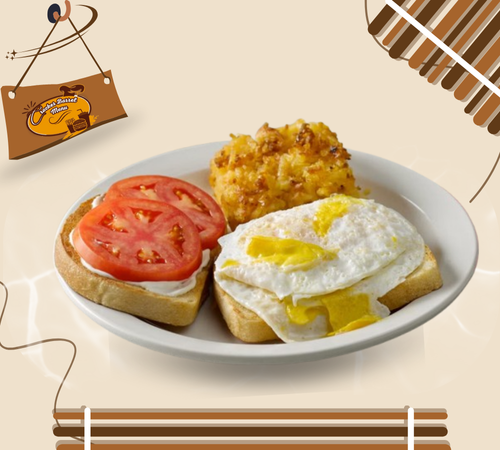 Light and tasty breakfast sandwich from the Cracker Barrel breakfast menu