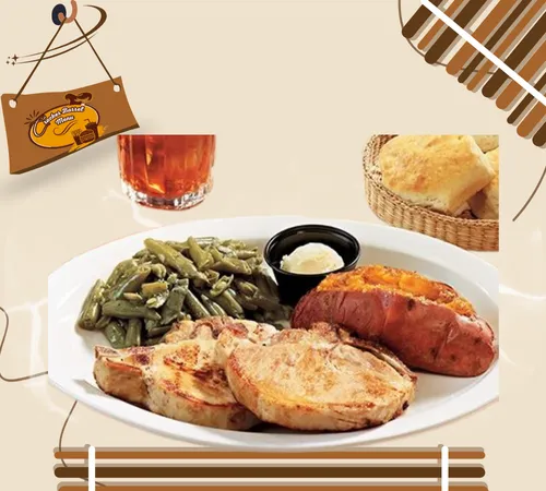 Homestyle grilled pork cutlets using Cracker Barrel flavors