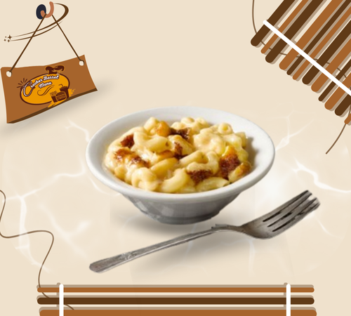 Rich and creamy mac and cheese bowl

