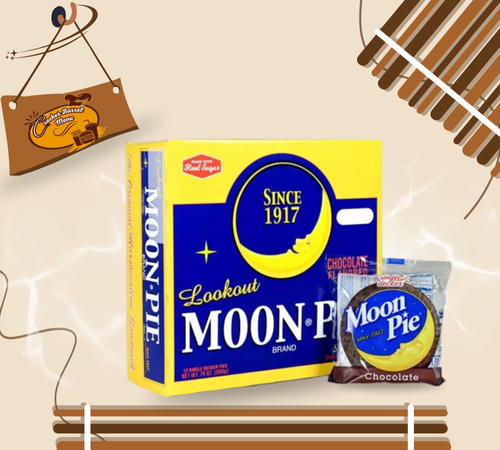 Chocolate MoonPie pack at Cracker Barrel – 12 count box