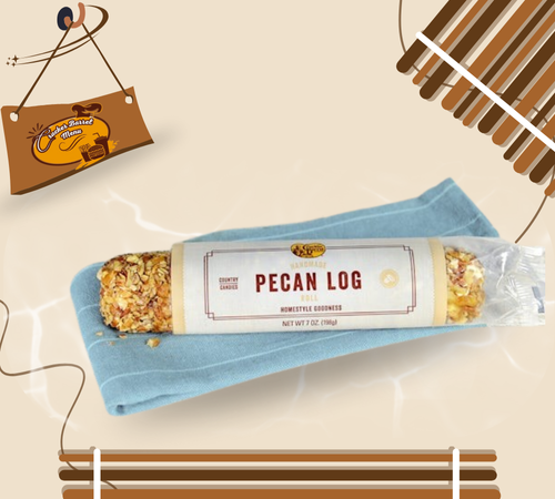 Sweet pecan candy bar from Cracker Barrel store – 7oz