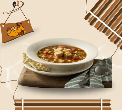 Steamy vegetable medley soup, a Cracker Barrel comfort classic

