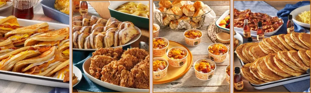 Cracker Barrel breakfast catering buffets with biscuits and sausage (2025)