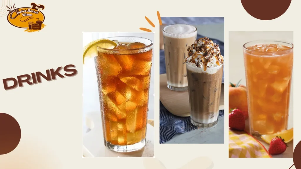 Signature Cracker Barrel drinks served with meals