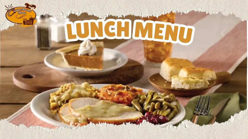 Cracker Barrel Lunch menu with prices 2025