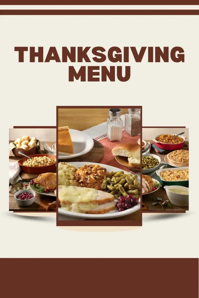 Cracker Barrel Thanksgiving Menu 2025  with Prices and Pictures