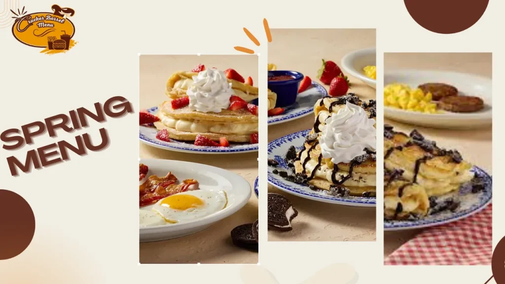 Top spring menu items at Cracker Barrel with updated pricing