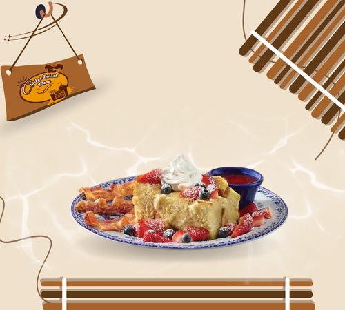 Baked French toast with berries – Cracker Barrel seasonal item