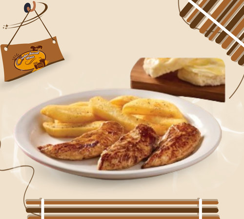 Protein-packed chicken tenders from Cracker Barrel kids plate