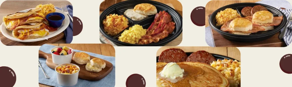 Southern-style breakfast plate with eggs, sausage, and biscuit