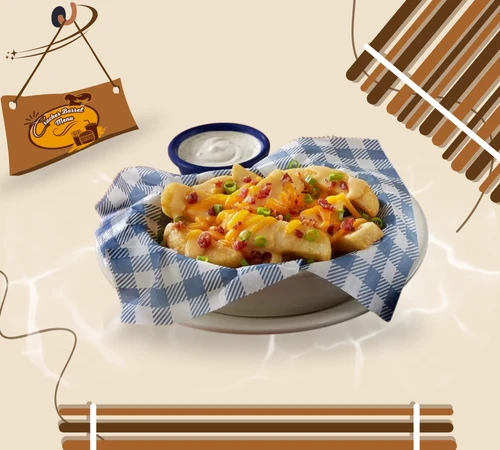 Spring menu loaded fries from Cracker Barrel