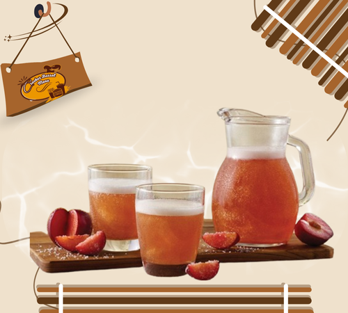 Mimosa cocktail with plum flavor Cracker Barrel special