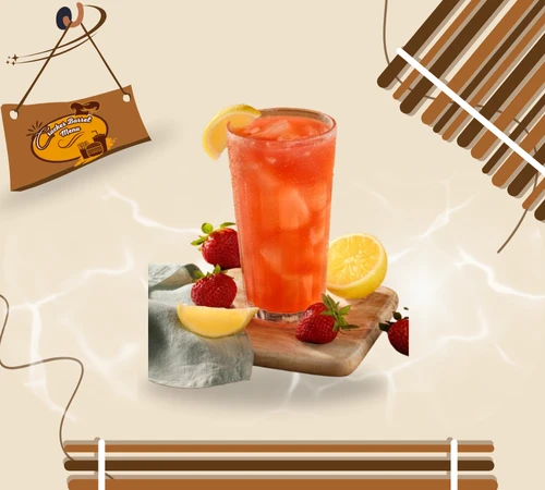 Strawberry cocktail for spring