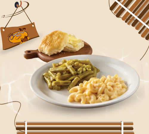 Mixed vegetables meal for children is famous at Cracker Barrel with Southern taste