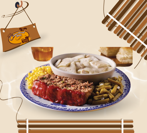 Three-item country classics sampler at Cracker Barrel