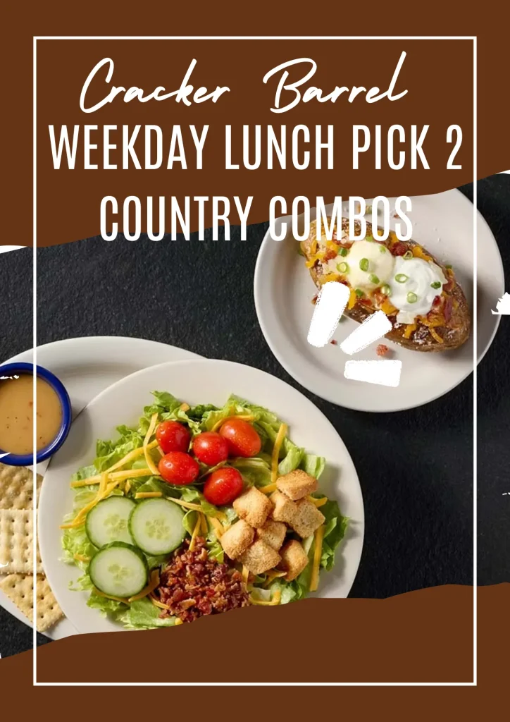 Pick 2 lunch combo with soup and salad