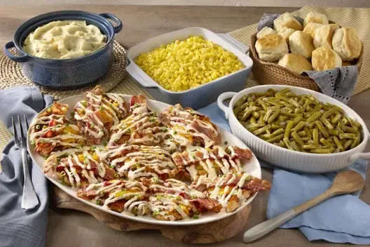 Cracker Barrel Maple Bacon Grilled Chicken served hot and fresh