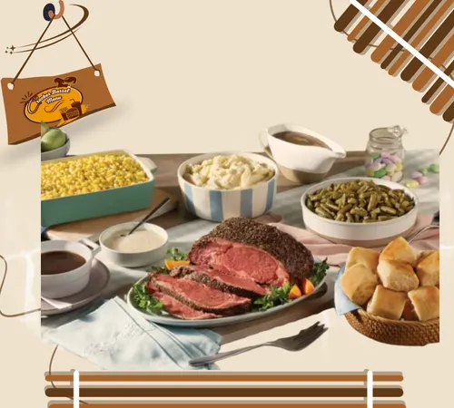Roast Beef Family Meal with savory gravy & sides