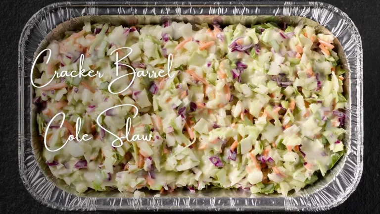 Side dish Menu Cracker Barrel Cole Slaw 2025