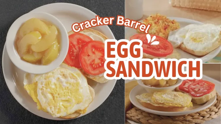 Cracker Barrel Egg Sandwich menu 2025
