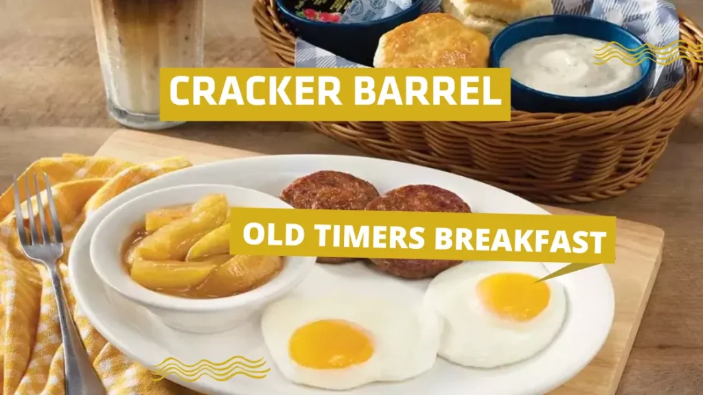 Cracker Barrel Old Timer’s Breakfast with eggs and grits